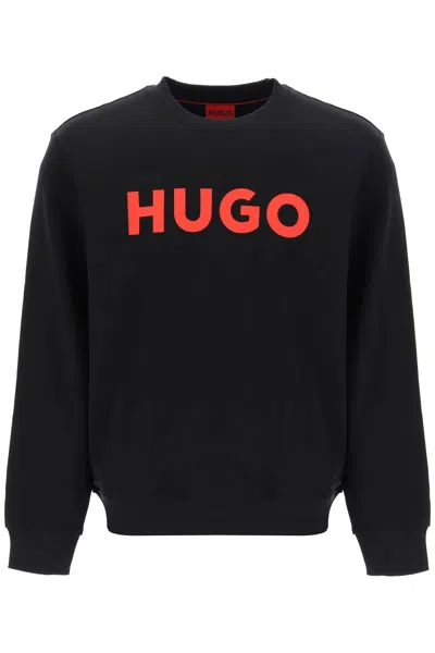 Hugo Dem Logo Sweatshirt In Black