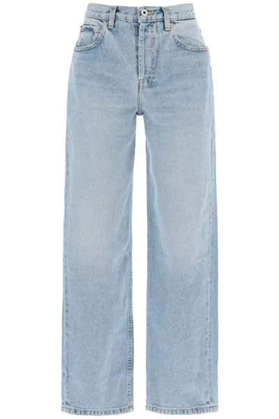Interior Remy Wide Leg Jeans In Light Blue