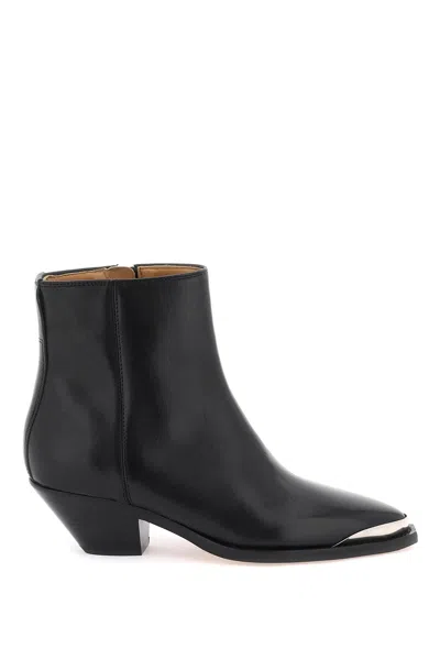 Isabel Marant Adnae Ankle Boots In Black