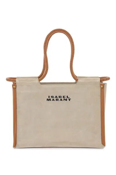 Isabel Marant Suede Toledo Tote Bag In Mixed Colours