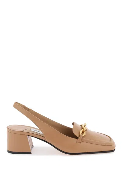 Jimmy Choo Tilda 45 Slingback Pumps In Brown