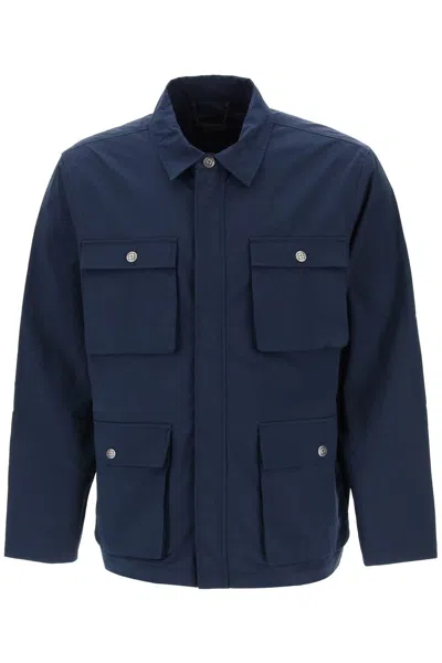 Ksubi 'detonate' Technical Cotton Jacket In Blue