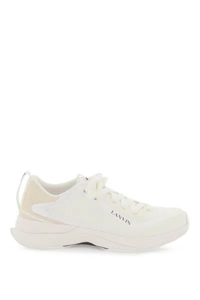 Lanvin Mesh Li Sneakers Men In White