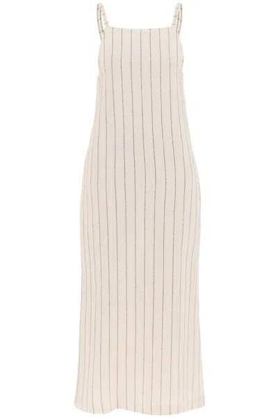 Loulou Studio "striped Sleeveless Dress Et In Mixed Colours