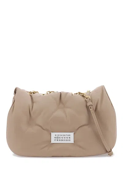 Maison Margiela Glam Slam Chain Bag In Beige