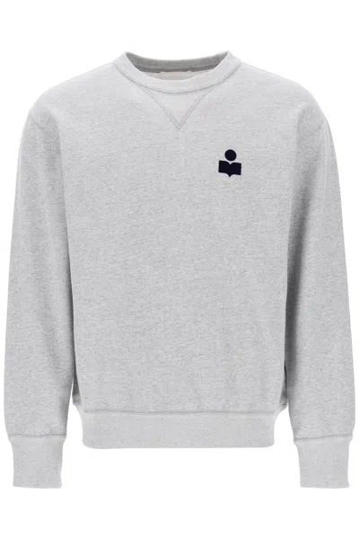 Marant Mike Cotton-blend Sweatshirt In Grey