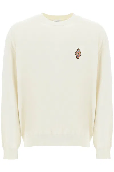 Marcelo Burlon County Of Milan Sunset Cross Knit Sweater In White