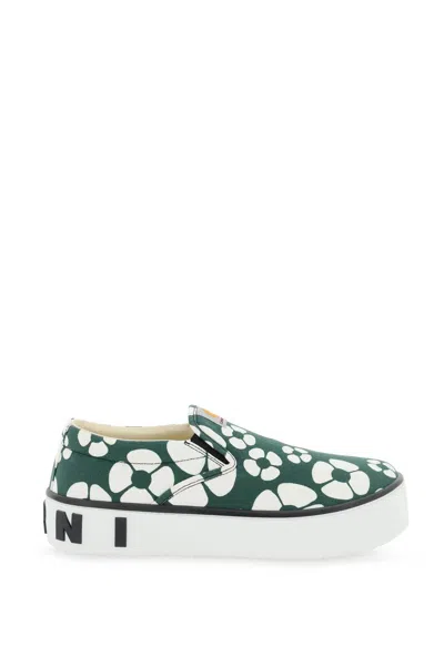 Marni X Carhartt Slip On Sneakers In Mixed Colours