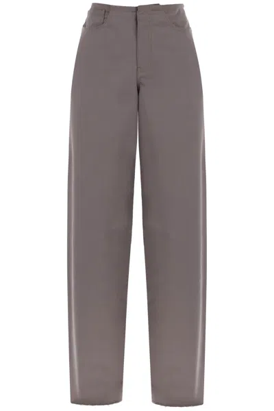 Mm6 Maison Margiela Wide Leg Pants In Grey