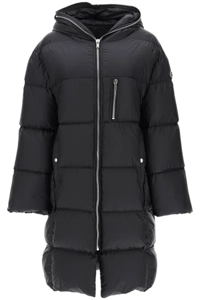 Moncler Genius Moncler X Rick Owens Cyclopic Oversized Down Coat In Black