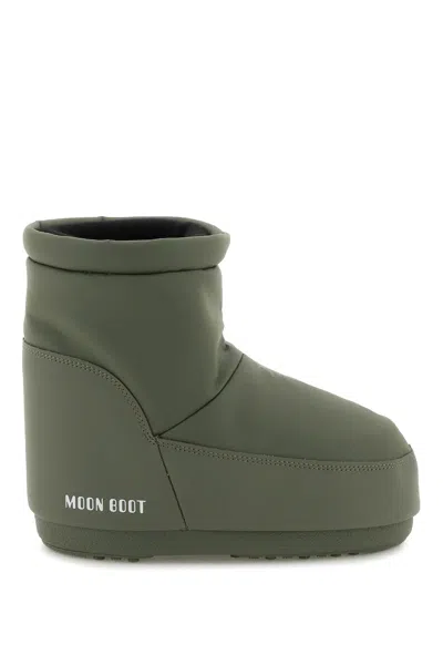 Moon Boot Icon Low Apres-ski Boots In Khaki