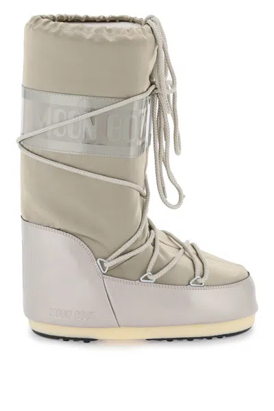 Moon Boot Satin Snow Boots Icon In Mixed Colours