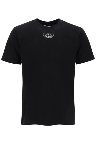 Off-white Bandana Arrow Skate T恤 In Black