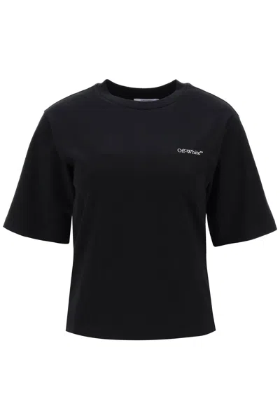 Off-white X-ray Arrow Crewneck T-shirt In Black