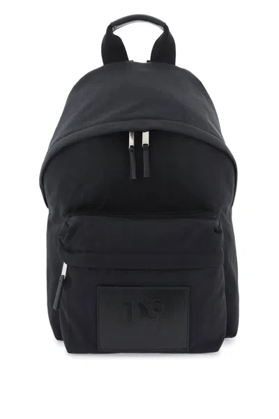 Palm Angels Backpack With Logo Patch In Black