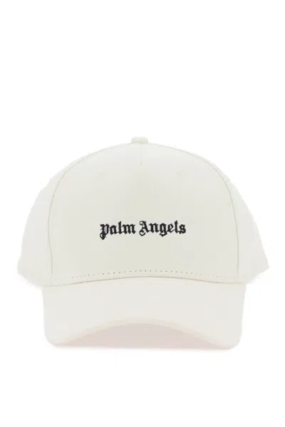 Palm Angels Logo Baseball Cap In White