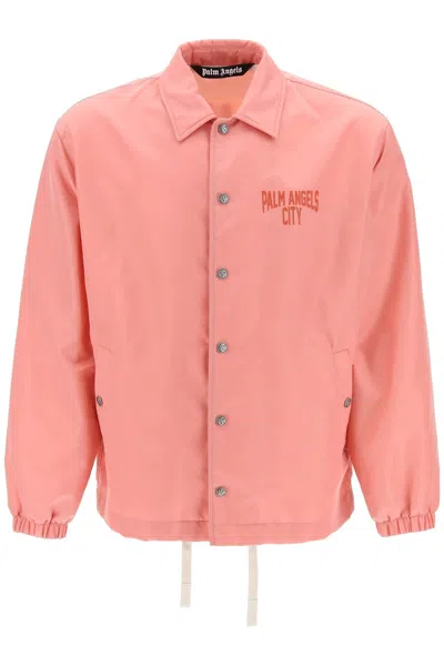 Palm Angels Outerwears In Pink