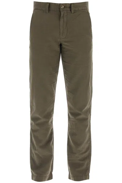 Polo Ralph Lauren Linen And Cotton Pants In Mixed Colours