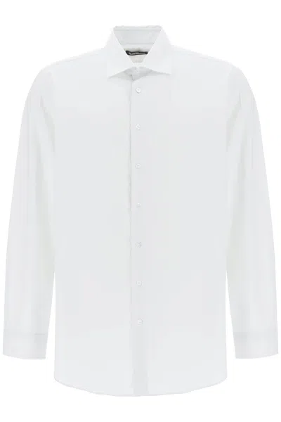 Raf Simons X Philippe Vandenberg Printed Cotton-poplin Shirt In White