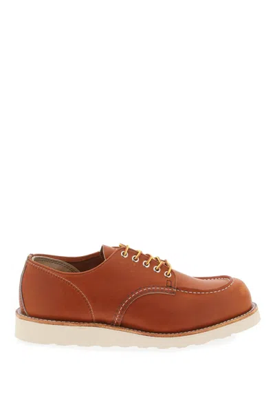 Red Wing Shoes Laced Moc Toe Oxford In Brown