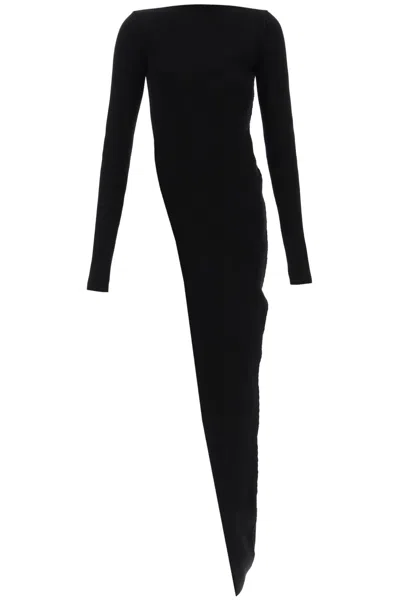 Rick Owens Cashmere Maxi Jumper In Black