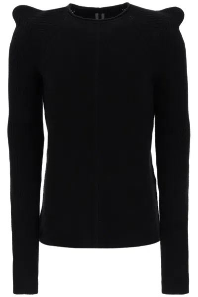 Rick Owens Cashmere And Wool Knit Sweater In Black