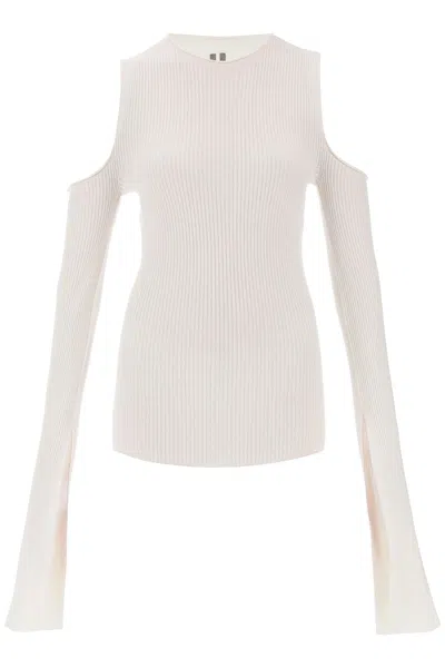 Rick Owens Jumper With Cut Out Shoulders In Multi-colored