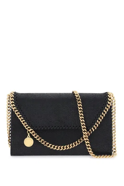 Stella Mccartney Shaggy Deer Mini Crossbody Bag In Black