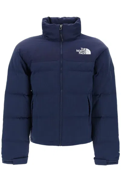 The North Face 1992 Reversible Nuptse Jacket In Blue