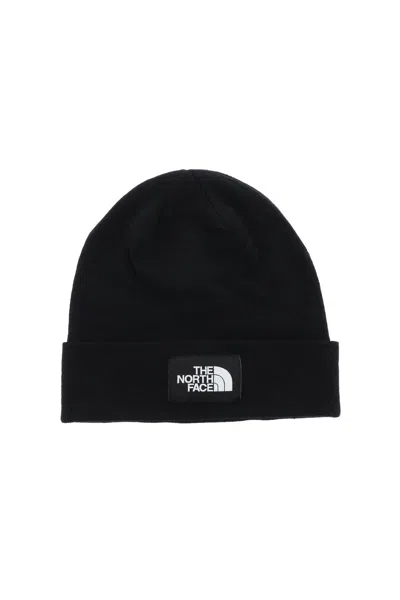 The North Face Dock Worker Beanie Hat In Black
