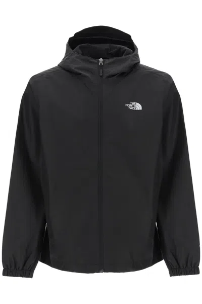 The North Face Windbreaker Jacket For Outdoor Activities In Black