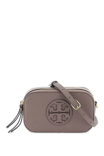 Tory Burch 'miller' Mini Crossbody Bag In Brown,grey