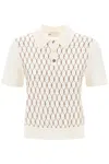 Tory Burch Silk-front Polo In White