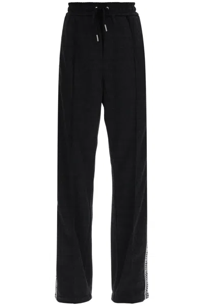 Versace Informal Pant With Greek Signature Clothing In Black