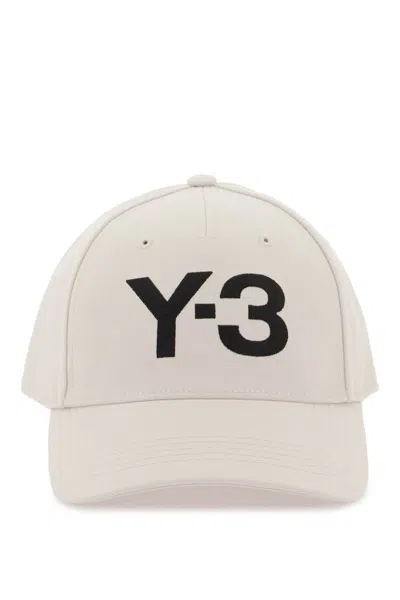 Y-3 Baseball Cap With Embroidered Logo In Grey