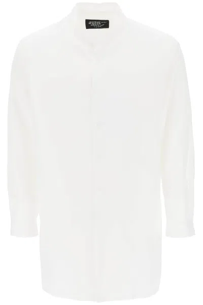 Yohji Yamamoto Layered Longline Shirt In White