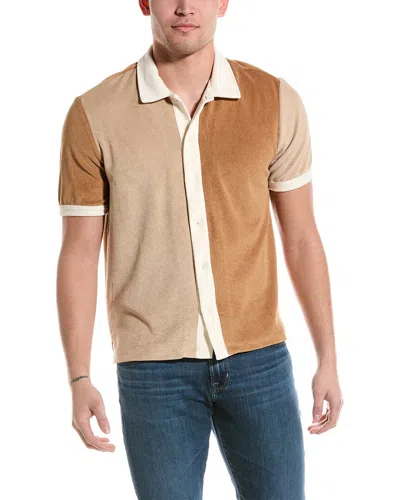 Truth Towel Terry Cabana Shirt In Brown