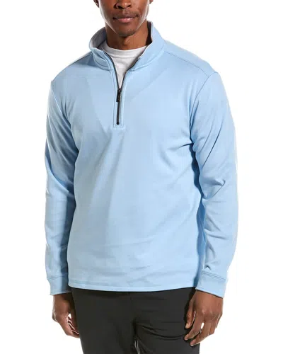 Magaschoni 1/4-zip Pullover In Blue
