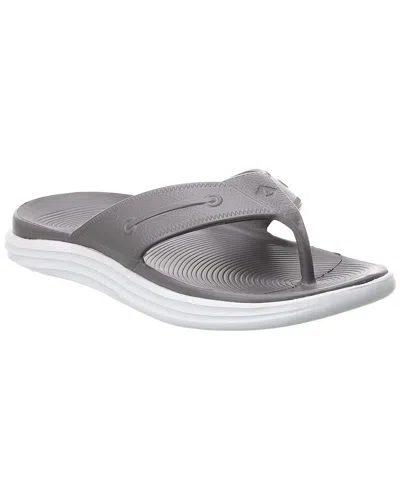 Sperry Windward Float Womens Slip On Casual Thong Sandals In Grey