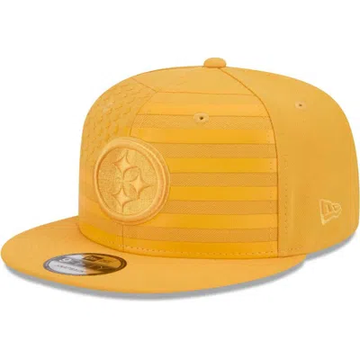 New Era Men's  Gold Pittsburgh Steelers Color Pack 9fifty Snapback Hat