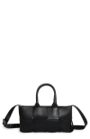 Bottega Veneta East West Mini Arco Leather Tote Bag In Black