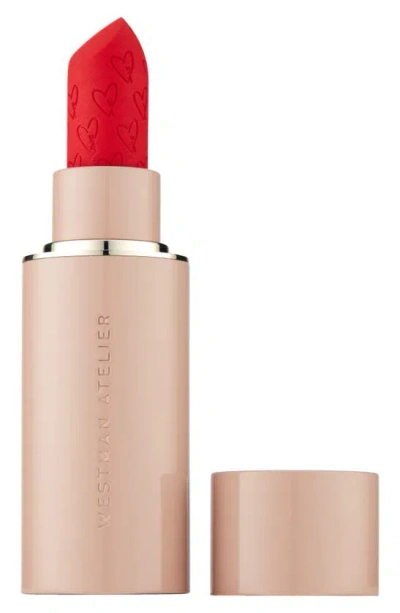 Westman Atelier Lip Suede Hydrating Matte Lipstick With Hyaluronic Acid Le Rouge 0.134 oz / 3.8 G