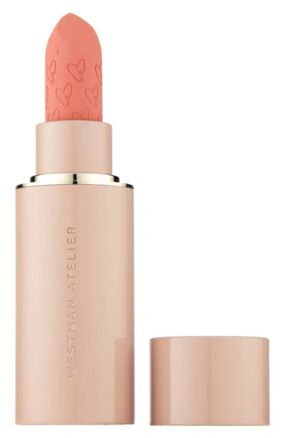 Westman Atelier Lip Suede Hydrating Matte Lipstick With Hyaluronic Acid Läcker 0.134 oz / 3.8 G