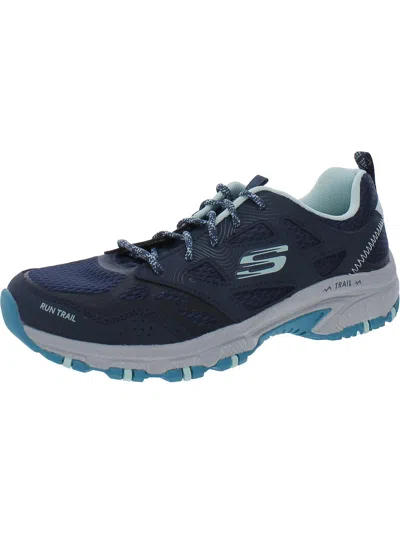 Skechers Hillcrest Mens Leather Athletic Hiking Shoes In Grey