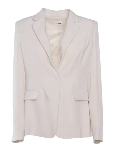 P.a.r.o.s.h. Cream-colored Blazer In White