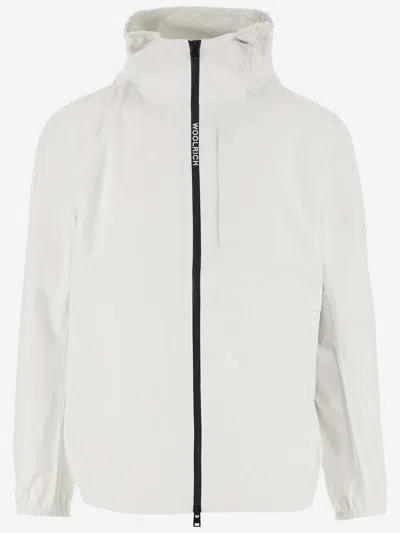 Woolrich Pacific Two Layers Jacket In White