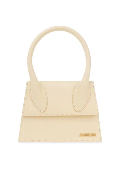 Jacquemus Le Grand Chiquito Tote Bag In Ivory