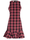 HOLLY FULTON DRESS,HFR17R029 RED FLORAL