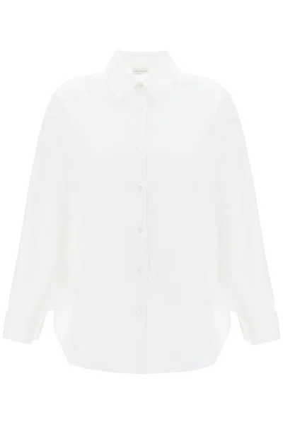 Dries Van Noten Casio Oversized Shirt In White