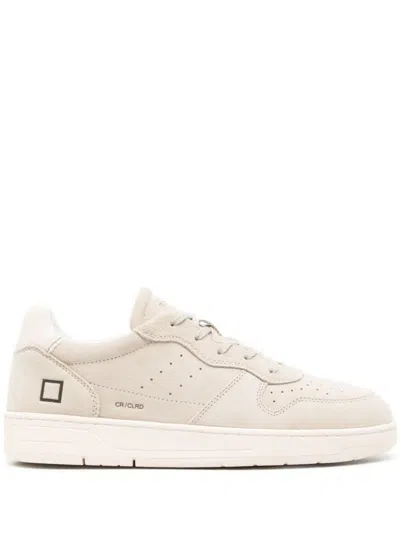 D.a.t.e. Court 2.0 Suede Sneakers In Neutrals